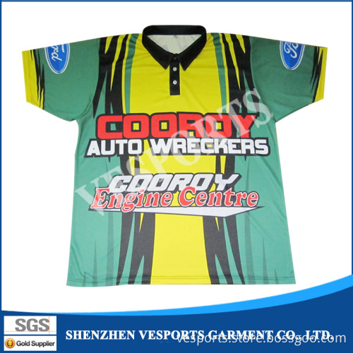 Golf Polo Shirt Dry Fit Sublimation Printing